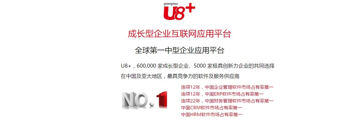 <strong>管理軟件，就選用友U8</strong>